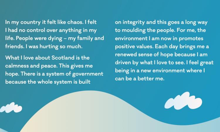 Image of the calmness poster